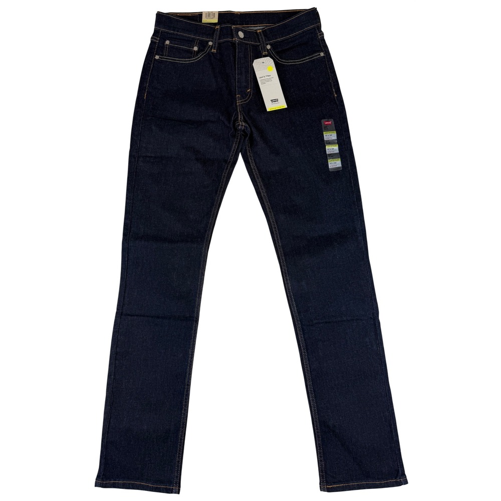 Levi's 511 Slim Jeans Mens 32x34 Dark Indigo Levi's Flex Stretch Denim 045111042